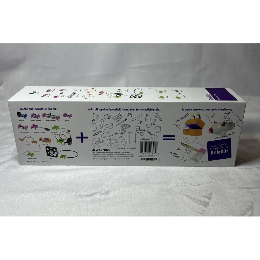 littleBits Premium Kit STEM Toy Electronics Set - 14 Bits Modules - Complete